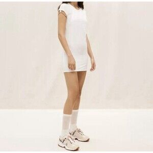Nike Jacquemus Edition Cutout Crew Neck Tennis Mini Dress Small White $175